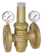 Low pressure pattern pressure reducing valve with flanged connections, D16N