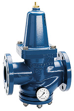 Standard pattern pressure reducing valve with flanged connections, D17P