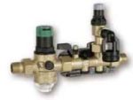 Safety group with interchangeable safety valve insert and pressure reducing valve, SG150D