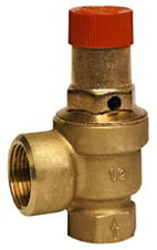 Diaphragm safety valve for closed heating and solar installations, SM120
