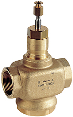 Two-way control valve PN16, threaded connections DN15-50, V5011R,S