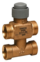 Three-way/bypass control valve PN16, conical sealing DN15/20, V5823C